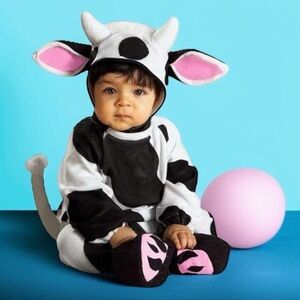 NWOT Rubie's Costume Co Cozy Cow Baby Infant Costume (Headpiece Not Included)